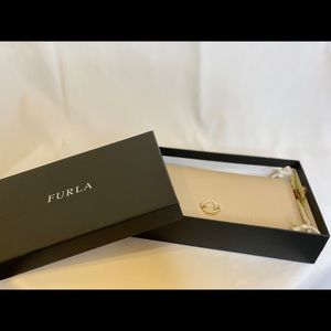 Furla Cream Zip Wallet